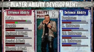 Entre cada missão podemos atribuir alguns skill points a diversas categorias da nossa personagem