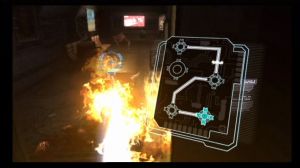 Um dos puzzles que temos de resolver. Soldar circuitos enquanto temos necromorphs à nossa volta