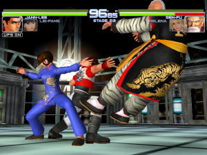 Os combates Tag Team permitem alguns golpes especiais em que 2 lutadores colaboram