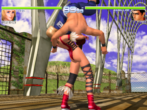 Graficamente é um jogo impressionante para a época, com personagens e arenas muito bem detalhados