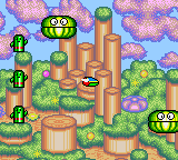 Graficamente é um jogo bastante colorido, tirando partido da maior paleta de cores da Game Gear face à Master System