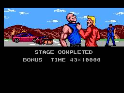 E no final de cada nível temos também uma cutscene com o bandido aprisionado e alguns diálogos que servem para avançar na história