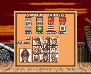 Elenco reduzido na conversão para a Gameboy