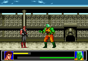 Para além do gore retirado, também alteraram as cores de alguns bosses