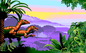 Estas pequenas cutscenes eram algo de luxo para um IBM PC na época