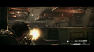 As mecânicas do combate assentam bastante em cover based shooting