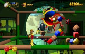 É no confronto com os bosses que melhor se vê os gráficos poligonais deste jogo