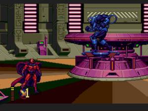 Os combates contra os bosses são sempre épicos como manda a lei. Aliás, o nível na base do Magneto é provavelmente o meu preferido.