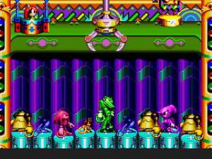 Antes de começar cada nível podemos escolher desta forma a personagem que nos acompanha