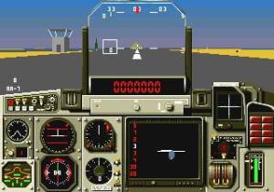 Os gráficos são poligonais e bastante simples. Ainda bem que o jogo é passado em desertos, senão ia ser complicado a Mega Drive dar conta do recado