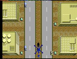 Visto de cima, Thunder Blade é um jogo algo banal, pois nesta versão perdeu-se o efeito 3D característico da versão arcade