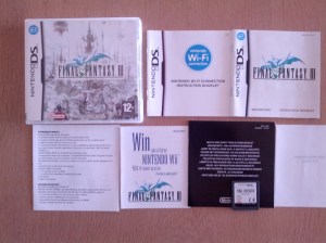 Jogo completo com caixa, manuais e papelada variada