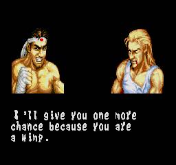 Acho estas imagens entre cada combate bem mais interessantes do que as do Street Fighter II