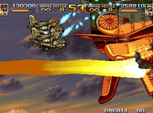 Há um segmento do jogo inteiramente jogado como se um shmup se tratasse.