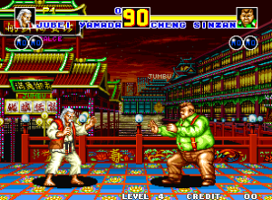 No Fatal Fury 2 as coisas já se aproximaram bem mais de um Street Fighter II