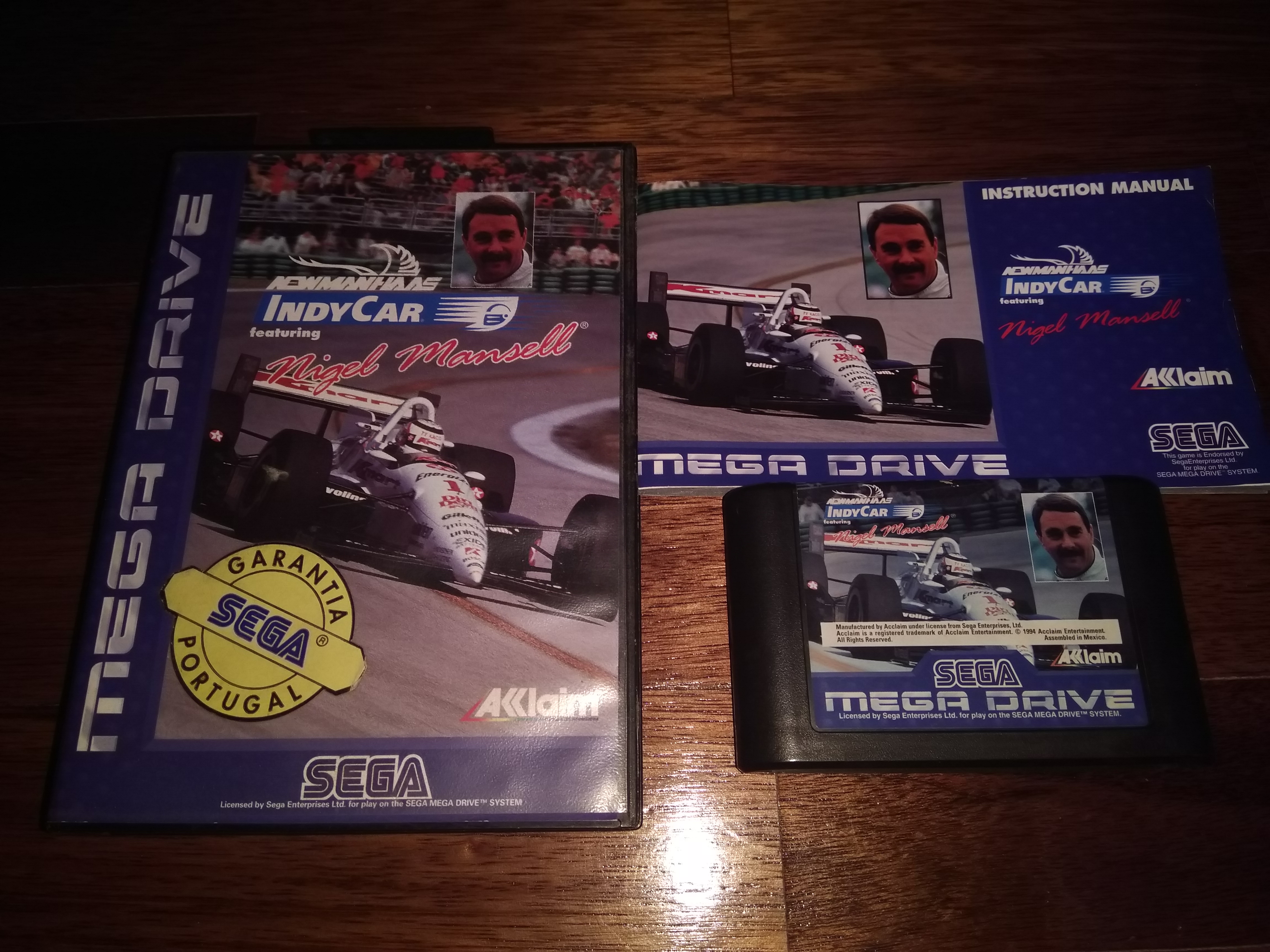 Newman Haas Indycar feat Nigel Mansell - Sega Mega Drive